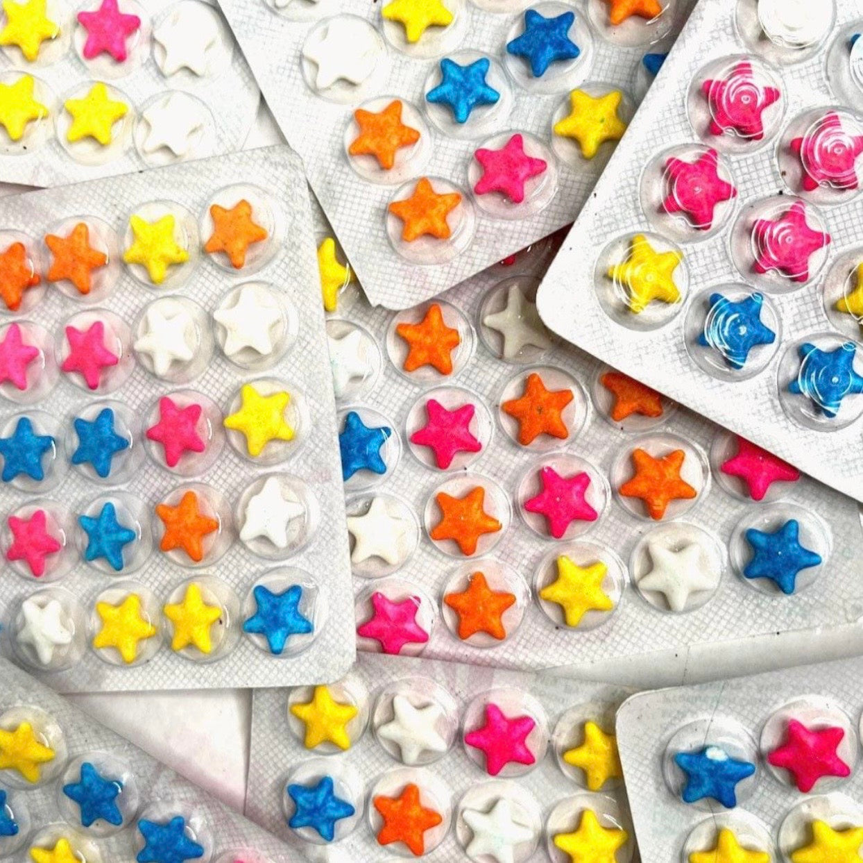 Colorfull star candy